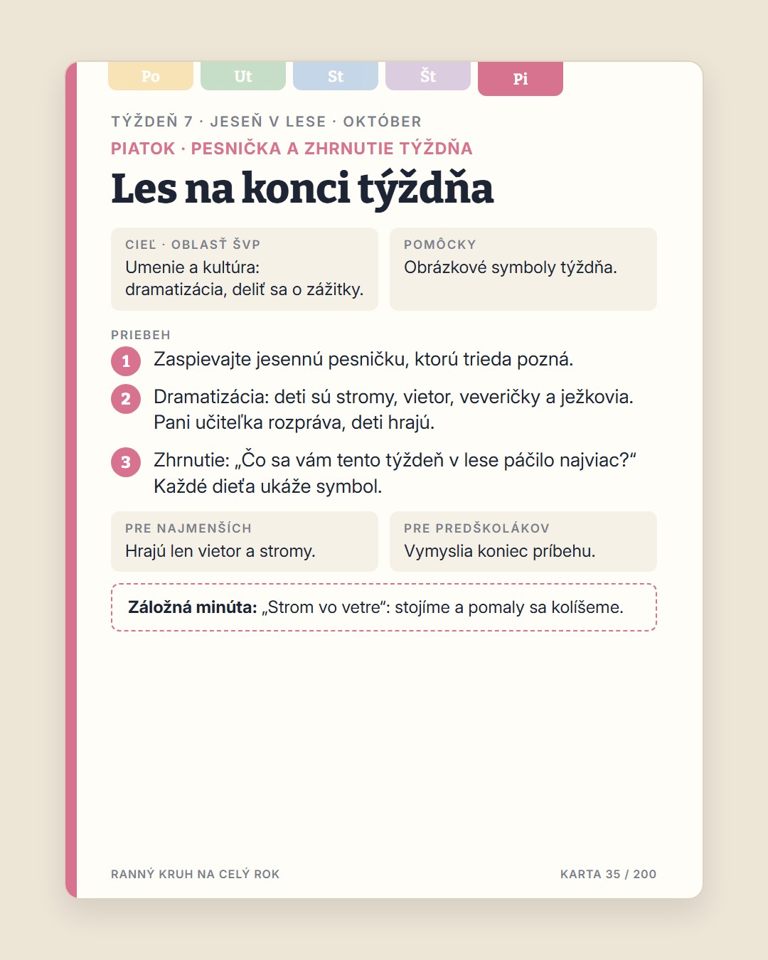 Ranný kruh · 5